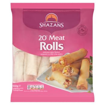 Shazans 20 Meat Rolls 650g