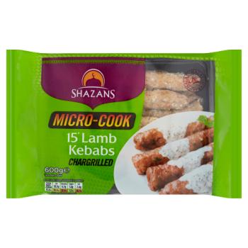 Shazans Micro Lamb Kebabs Chargriled 15s