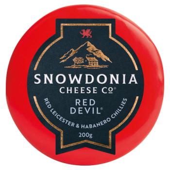 Snowdonia Cheese Company Red Devil Red Leicester with Habanero Chilli & Peppers 200g