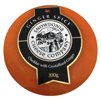 Snowdonia Cheese Company Ginger Spice Cheddar with Crystallised Ginger 200g
