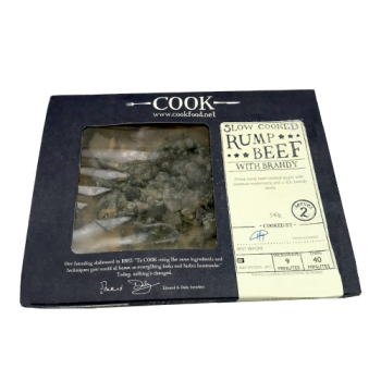 Cook Slow-Cooked Rump Beef with Brandy Serves 2