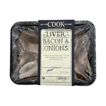 Cook Liver, Bacon & Onions Serves 1 270g