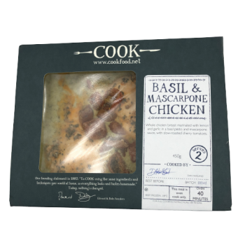 Cook Basil & Mascarpone Chicken Serves 2 450g 