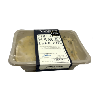 Cook Chicken Ham & Leek Pie Serves 1