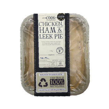 Cook Chicken Ham & Leek Pie Serves 4 1100g
