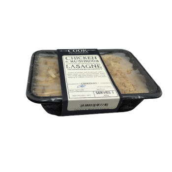 Cook Chicken & Mushroom Lasagne Serves 1 400g
