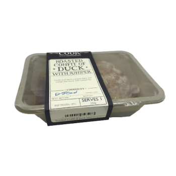 Cook Roasted Confit of Duck with Juniper Serves 1