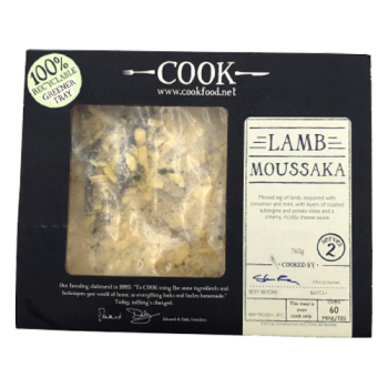 Cook Lamb Moussaka Serves 2 760g