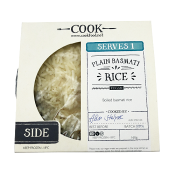 Cook Plain Basmati Rice Side Serves 1 160g 