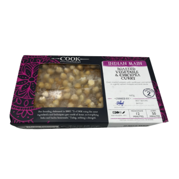 Cook Roasted Vegetable & Chickpea Curry Serves 2
