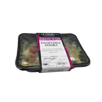 Cook Vegetable Korma Serves 1