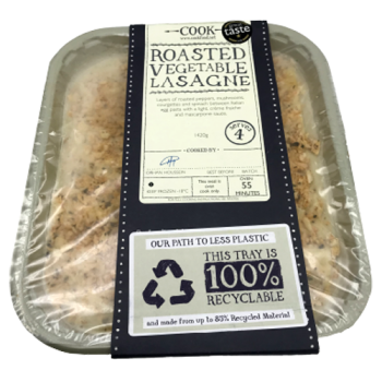 Cook Roasted Vegetable Lasagne Serves 4 1420g