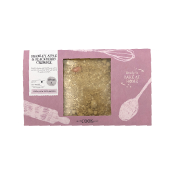 Cook Bramley Apple & Blackberry Crumble Serves 6
