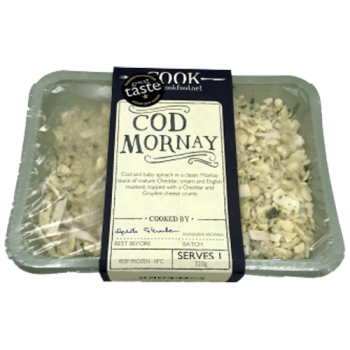 Cook Cod Mornay Serves 1 320g