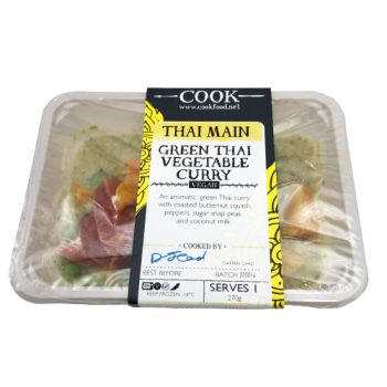 Cook Green Thai Vegetable Curry Serves 1 270g 