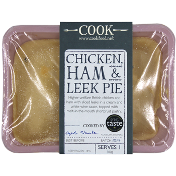Cook Chicken, Ham & Leek Pie Serves 1 300g 