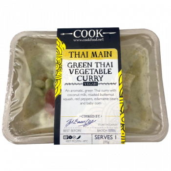 Cook Thai Main Green Thai Vegetable Curry Vegan Serves 1 270g 
