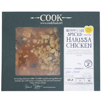 Cook Moroccan Spiced Harissa Chicken Serves 2 590g 