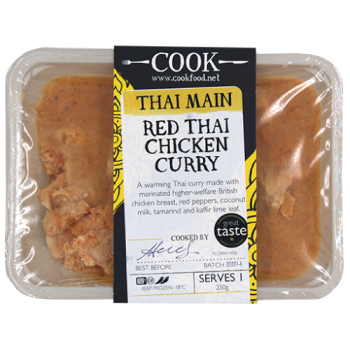 Cook Red Thai Chicken Curry Serves 1 250g 