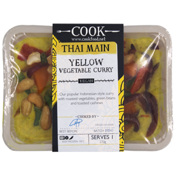 Cook Yellow Vegetable Curry Vegan Serves 1 270g 
