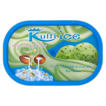 Kulfi Ice Pistachio Flavour Kulfi Ice Cream with Real Pistachios 1L