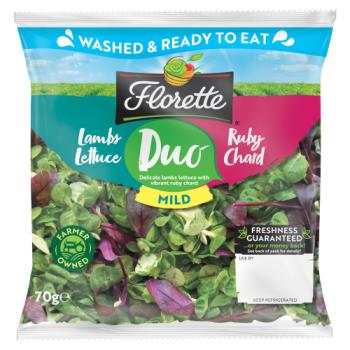 Florette Lambs Lettuce & Ruby Chard Duo Mild 70g