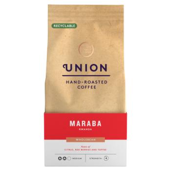 Union Hand-Roasted Coffee Maraba Rwanda Wholebean 200g