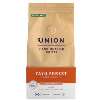Union Ethiopia Yayu Wild Forest Wholebean Coffee 200g