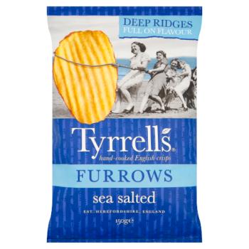 Tyrrell's Furrows Sea Salted 150g