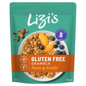 Lizi's Granola Gluten Free Nuts & Seeds 350g