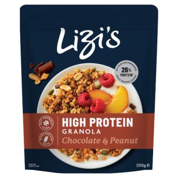 Lizi's High Protein Chocolate & Peanut Granola 350g