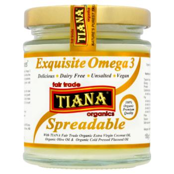 Tiana Fairtrade Exquisite Omega 3 Spreadable 150g