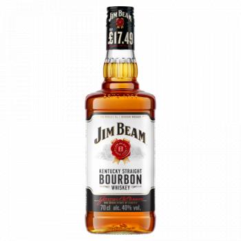 Jim Beam £17.49          70cl