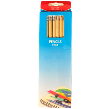 Homeware Essentials Pencils 8pk 