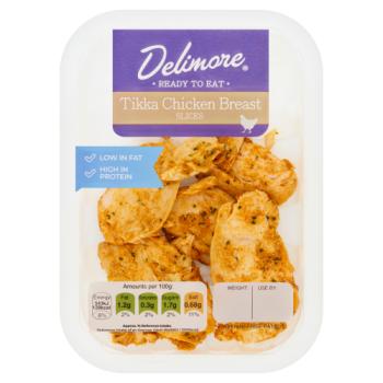 Delimore Tikka Chicken Breast Slices 95g