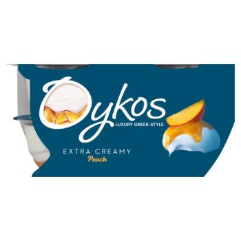 Oykos Luxury Greek-Style Peach 4 x 110g (440g)