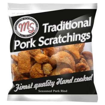 MS Traditional Pork Scratchings Seasoned Pork Rind