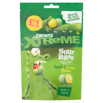 Chewits Xtreme Vegan Sour Bites Apple