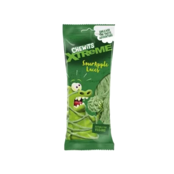 Chewits Xtreme Sour Apple Laces 160g 