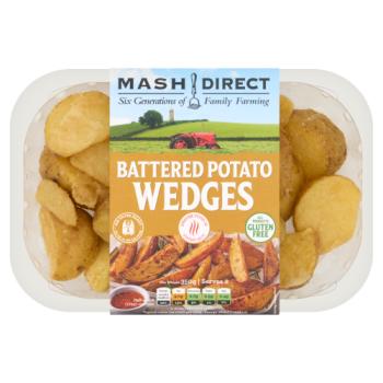 Mash Direct Battered Potato Wedges 350g
