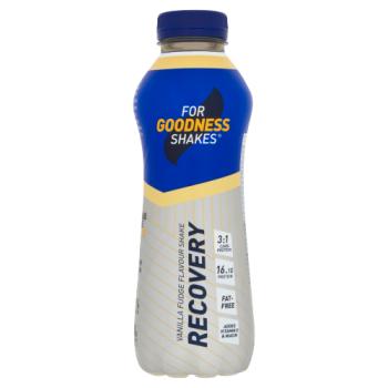 For Goodness Shakes Vanilla Fudge Flavour Recovery Shake 475ml
