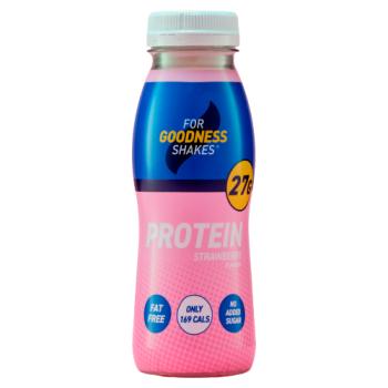 For Goodness Shakes Strawberry Flavour Protein 250ml