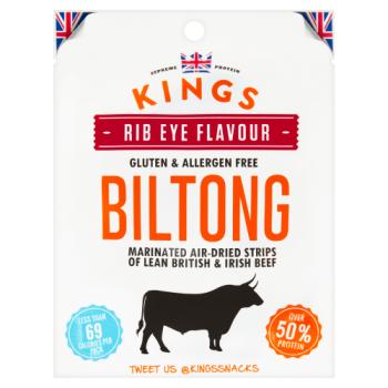 Kings Rib Eye Flavour Biltong 25g