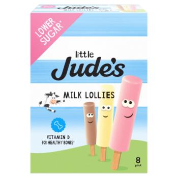 Little Jude's Milk Lollies 8 x 28g (224g)