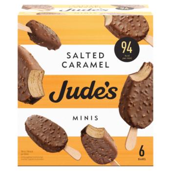 Jude's Minis Salted Caramel Crunch 6 x 50ml (300ml)