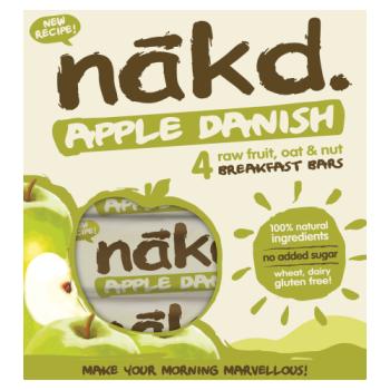 Nakd Multipack Apple Danish Raw Wholefo