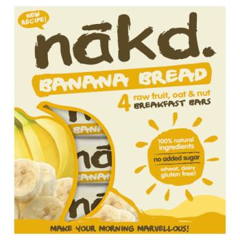 Nakd Multipack Banana Bread Raw Wholefo
