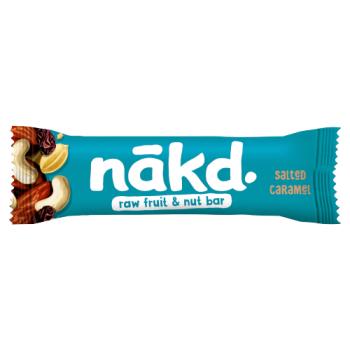Nākd Salted Caramel Raw Fruit & Nut Bars 35g