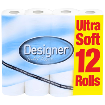 Designer Ultra Soft Toilet Tissue 12pk 