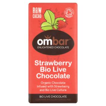 Ombar Strawberry Bio Live Chocolate 38g